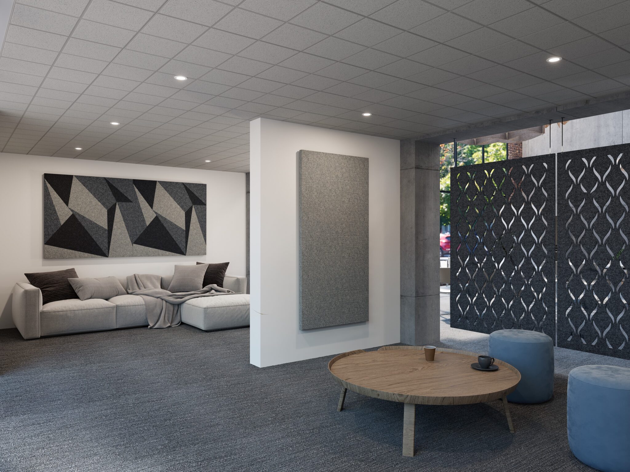 collaboration rooms acoustics - Feltkutur