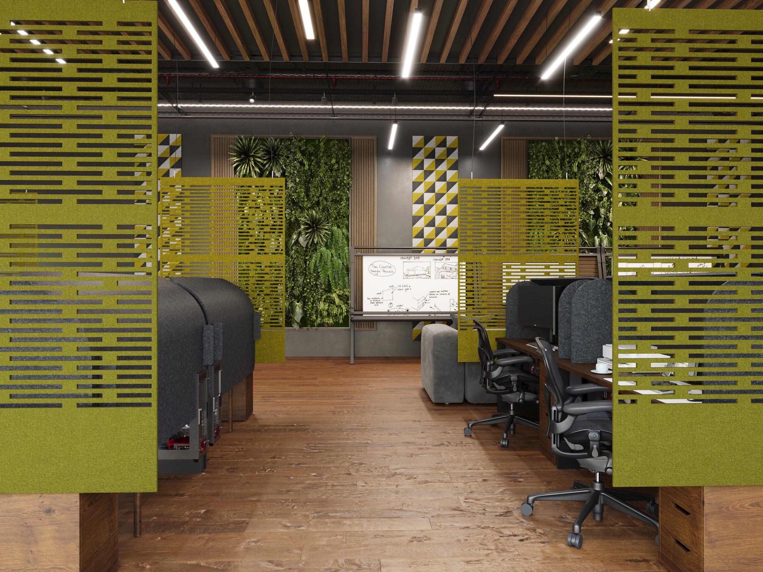 Acoustical Hanging Screens Renaissance Collection